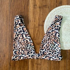 🐆 Leopard swim top S